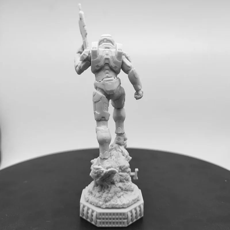 1/24 Ratio Super Future Warrior Resin Body Model Kit Boy DIY Toy Gift Unassembled and Unpainted Miniature Statue Package